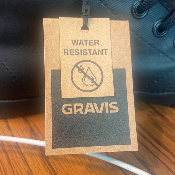 Gravies men’s black Slymz Mid Wax size 7 water resistant skate shoe new in box. - Picture 6 of 12